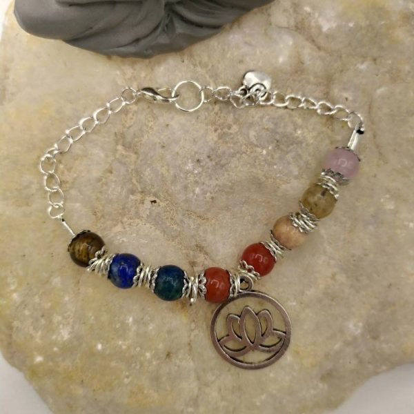 Bracelet Chemin de Vie Breloque Lotus